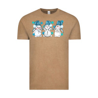 Vintage Coffee snowman winter bbs Vintage Tee - BundleAndBundleShop