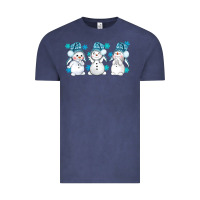 Vintage Denim snowman winter bbs Vintage Tee - BundleAndBundleShop