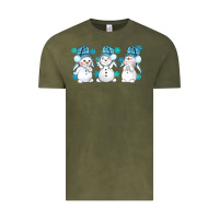 Vintage Olive snowman winter bbs Vintage Tee - BundleAndBundleShop
