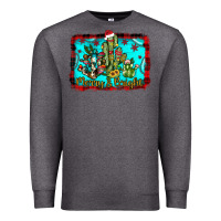 Charcoal Heather merry & bright Premium Sweatshirt - JahusDesignShop