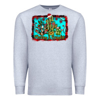 Heather Grey merry & bright Premium Sweatshirt - JahusDesignShop