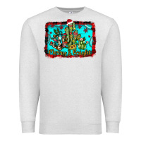 Oatmeal Heather merry & bright Premium Sweatshirt - JahusDesignShop