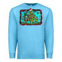 Ocean Blue merry & bright Premium Sweatshirt - JahusDesignShop