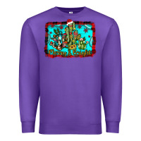 Purple merry & bright Premium Sweatshirt - JahusDesignShop