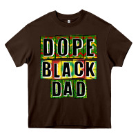 Chocolate Brown dope black dad Heavy Core Tee - CowGirlArtShop