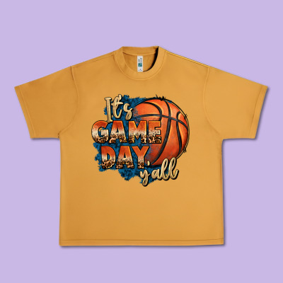 It's Game Day Y'all Basketball Urban Heavy Tee Designed By Fadigitalartstudio