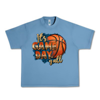 Pebble Blue it's game day y'all basketball Urban Heavy Tee - FaDigitalArtStudio