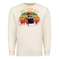 Sandshell just look at it vintage funny for men women and family t shirt Premium Sweatshirt - baoMotion