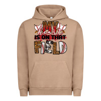 Pigment Burro my heart is on that field baseball Urban Hoodie - RanaPortraitStore