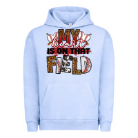 Pigment Grape Ice my heart is on that field baseball Urban Hoodie - RanaPortraitStore