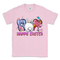 Bubblegum Pink Happy Easter Dental Easter Day Classic Tee - CowGirlArtShop