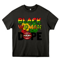 Asphalt black woman are dope Heavy Core Tee - CowGirlArtShop