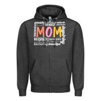 Charcoal Heather mom Zipper Hoodie - JahusDesignShop