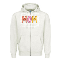 Oatmeal Heather mom Zipper Hoodie - JahusDesignShop