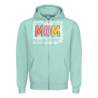 Seafoam mom Zipper Hoodie - JahusDesignShop