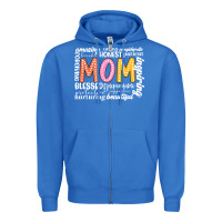 True Royal mom Zipper Hoodie - JahusDesignShop