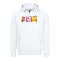 White mom Zipper Hoodie - JahusDesignShop