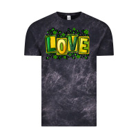 Cloud Black St. Patrick's Day love Vintage Tee - FaDigitalArtStudio