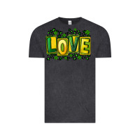 Vintage Black St. Patrick's Day love Vintage Tee - FaDigitalArtStudio
