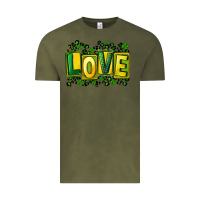 Vintage Olive St. Patrick's Day love Vintage Tee - FaDigitalArtStudio