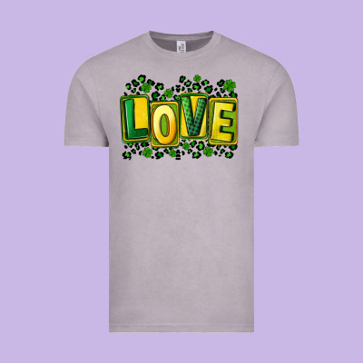 St. Patrick's Day Love Vintage Tee Designed By Fadigitalartstudio