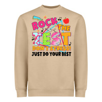 Mushroom rock the test don't stress! just do your best Heavyweight Sweatshirt - JahusDesignShop