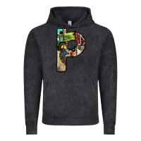 Vintage Black farm life alphabet lowercase letters p Vintage Hoodie - BundleAndBundleShop