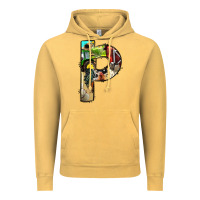 Vintage Mustard farm life alphabet lowercase letters p Vintage Hoodie - BundleAndBundleShop