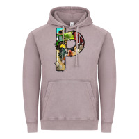 Vintage Zinc farm life alphabet lowercase letters p Vintage Hoodie - BundleAndBundleShop