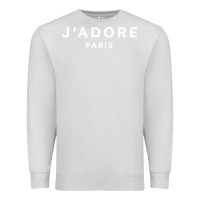 Dove Grey j adore paris Premium Sweatshirt - baoMotion
