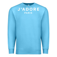 Ocean Blue j adore paris Premium Sweatshirt - baoMotion