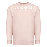 Pale Pink j adore paris Premium Sweatshirt - baoMotion