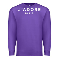 Purple j adore paris Premium Sweatshirt - baoMotion