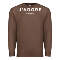Chestnut j adore paris Premium Sweatshirt - baoMotion