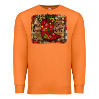 Carrot cowboy boots christmas Premium Sweatshirt - JahusDesignShop