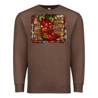 Chestnut cowboy boots christmas Premium Sweatshirt - JahusDesignShop