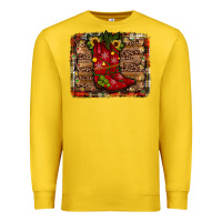 Lemon cowboy boots christmas Premium Sweatshirt - JahusDesignShop