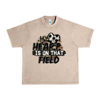 French Oak my heart is on that field soccer Urban Heavy Tee - FaDigitalArtStudio