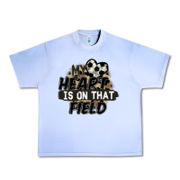 Grape Ice my heart is on that field soccer Urban Heavy Tee - FaDigitalArtStudio