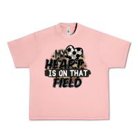 Salmon my heart is on that field soccer Urban Heavy Tee - FaDigitalArtStudio