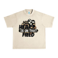 Sandshell my heart is on that field soccer Urban Heavy Tee - FaDigitalArtStudio