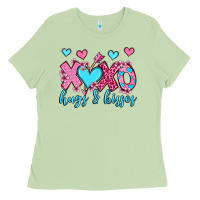 Matcha xoxo hugs and kisses olivia Ladies Tee - OliviaCreatesArt