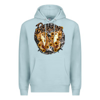 Blue Mist dreamer butterfly Premium Hoodie - RacoonDesign