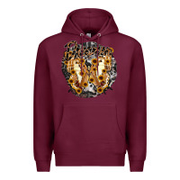 Burgundy dreamer butterfly Premium Hoodie - RacoonDesign