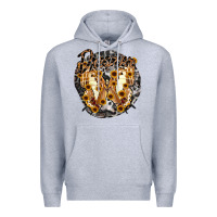 Heather Grey dreamer butterfly Premium Hoodie - RacoonDesign