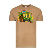 Vintage Camel lucky gnomes truck St. Patrick's Day Vintage Tee - FaDigitalArtStudio