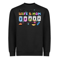 Black battery life of a wife & mom Heavyweight Sweatshirt - JahusDesignShop