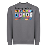 Storm battery life of a wife & mom Heavyweight Sweatshirt - JahusDesignShop