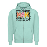 Seafoam mom Zipper Hoodie - JahusDesignShop