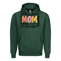 Sports Green mom Zipper Hoodie - JahusDesignShop